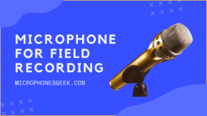 best microphones for field recording